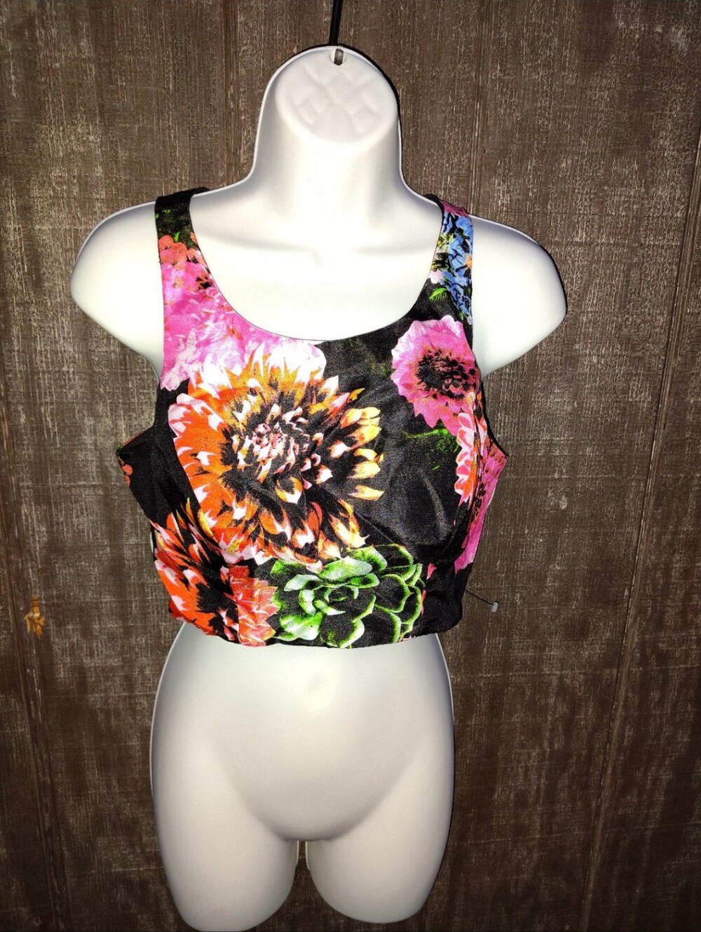 Sequin Hearts Crop Top